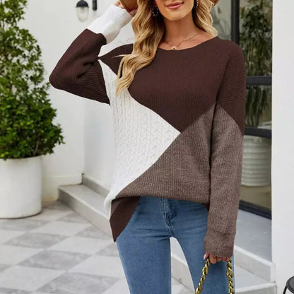 Pull tricoté pour femme, moderne, hivernal, élégant