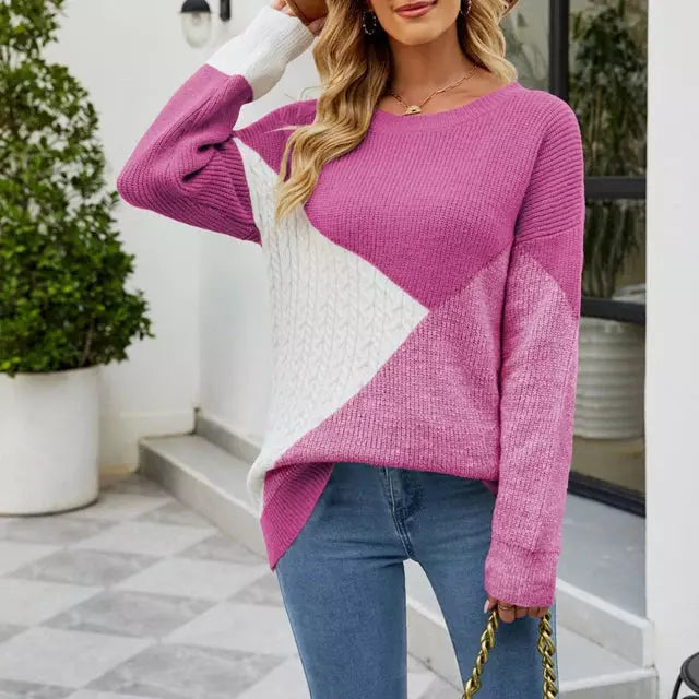Pull tricoté pour femme, moderne, hivernal, élégant