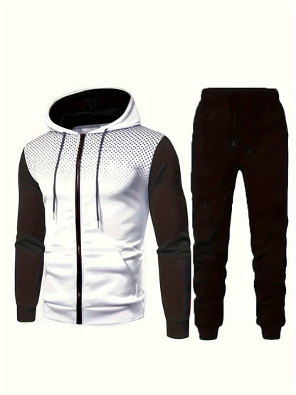 Veste de survêtement homme à capuche