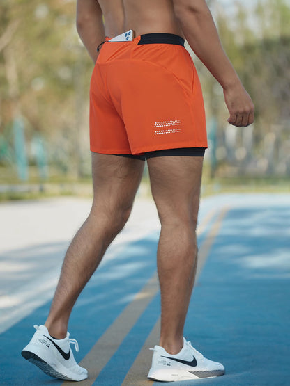 Shorts de running homme 2 en 1 séchage rapide sport