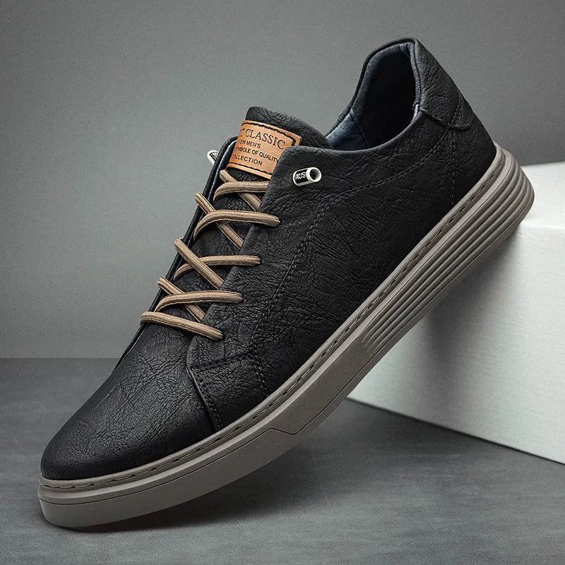 Baskets en cuir confortables pour hommes