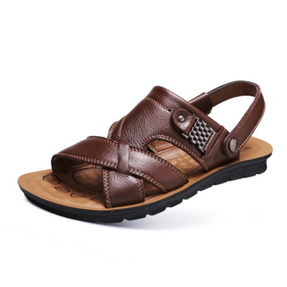 Sandales de sport pour hommes, orthopédiques, ergonomiques, semelle en cuir