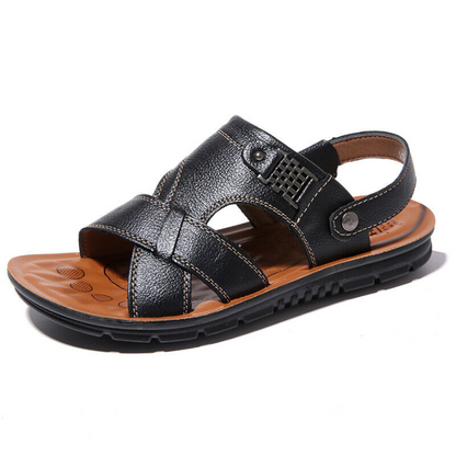 Sandales de sport pour hommes, orthopédiques, ergonomiques, semelle en cuir
