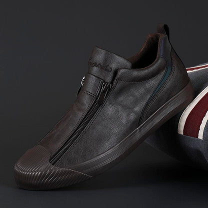 Chaussures en cuir pour hommes Semelles antidérapantes