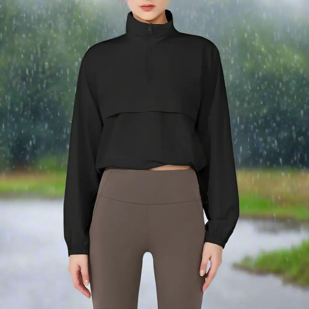 Doudoune femme coupe moderne avec fermeture éclair quart de longueur
