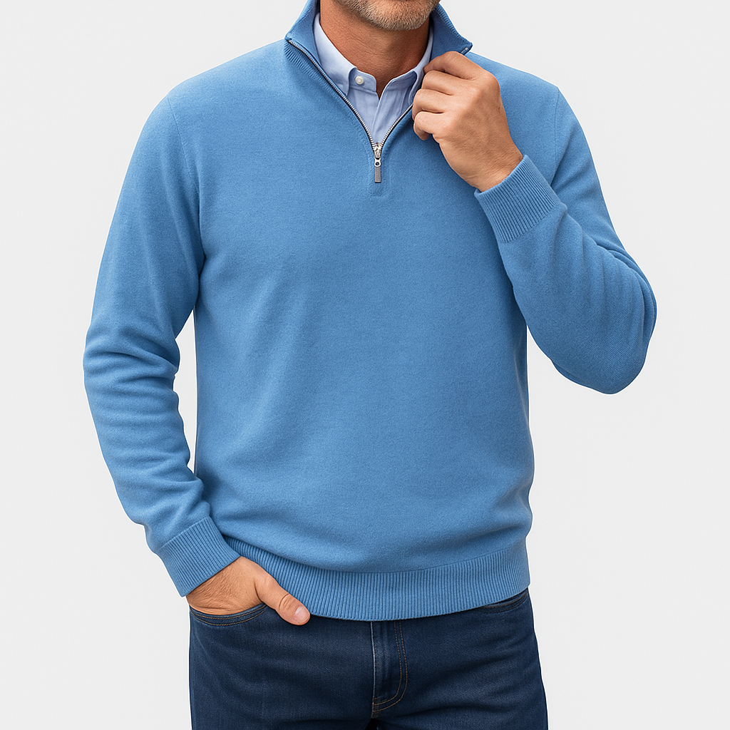 Sweat-shirt zippé confortable
