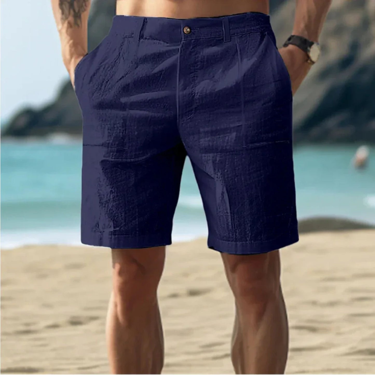 Shorts légers pour homme Coupe ample d'été