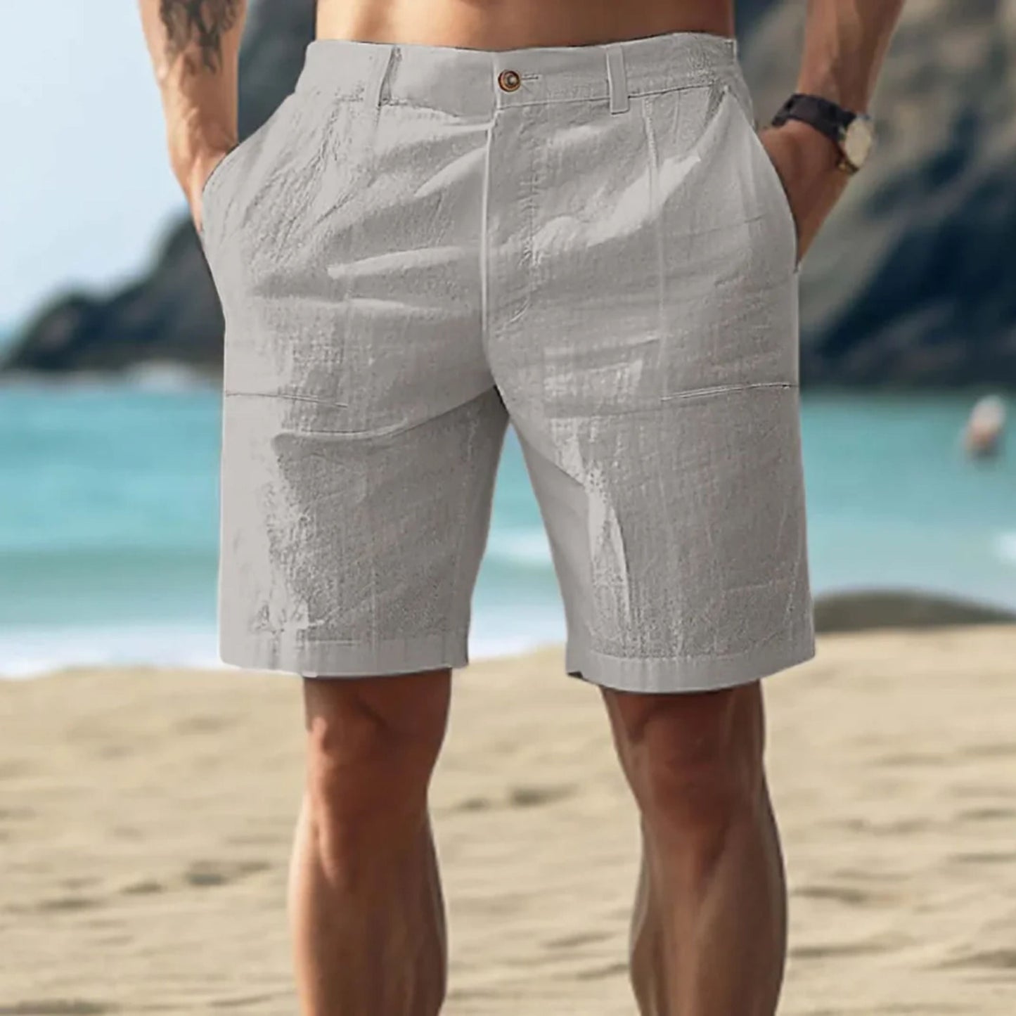 Shorts légers pour homme Coupe ample d'été