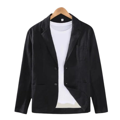 Blazer en lin été - Blazer décontracté homme beige