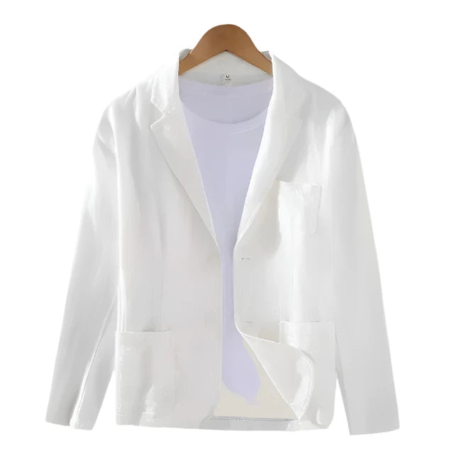 Blazer en lin été - Blazer décontracté homme beige