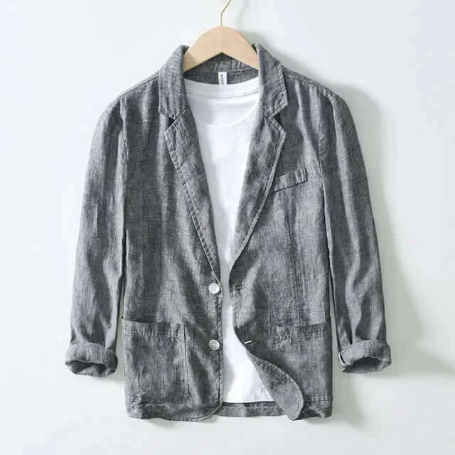 Blazer en lin léger pour homme été