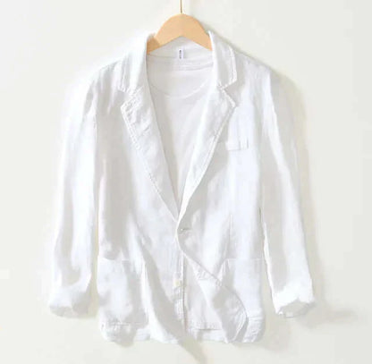 Blazer en lin léger pour homme été