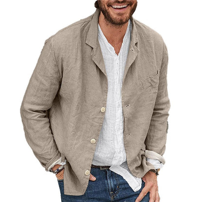 Leinen Blazer Sommer Leicht - IdealeKleiden