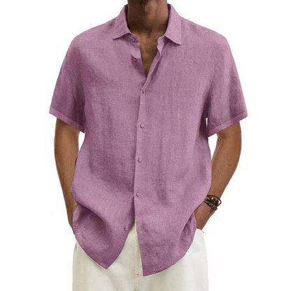 Chemise d'été en lin Manches courtes