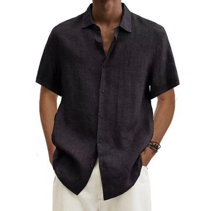 Chemise d'été en lin Manches courtes