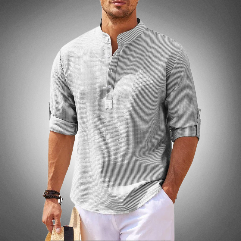 Chemise légère en coton pour homme Modern