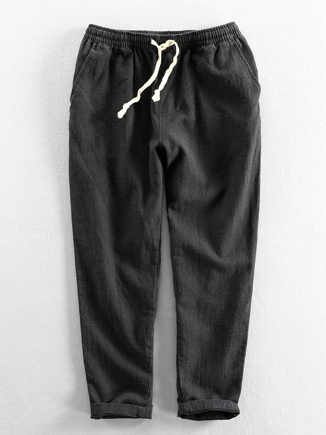 Pantalon décontracté homme taille élastique confortable