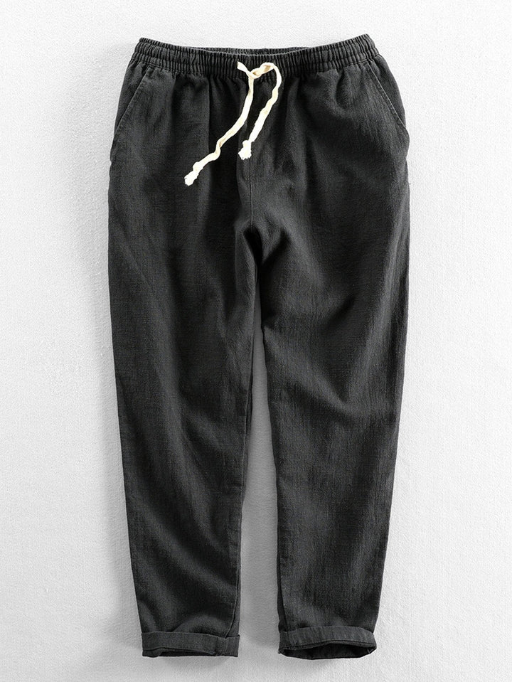 Pantalon décontracté homme taille élastique confortable