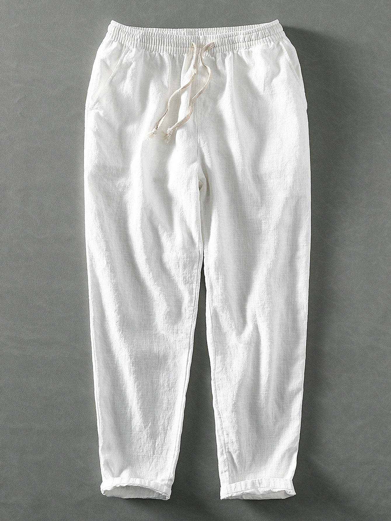 Pantalon décontracté homme taille élastique confortable
