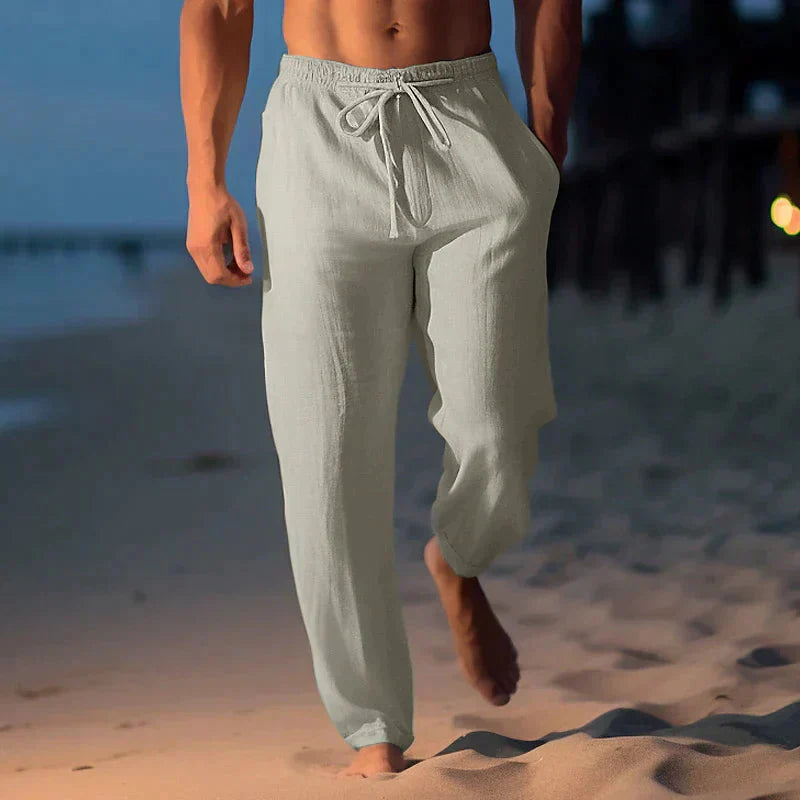 Leinenhose Sommer Leicht Bequem - IdealeKleiden