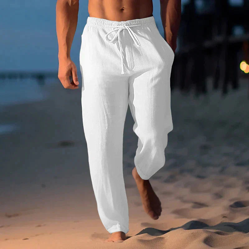 Pantalon en lin été léger confortable