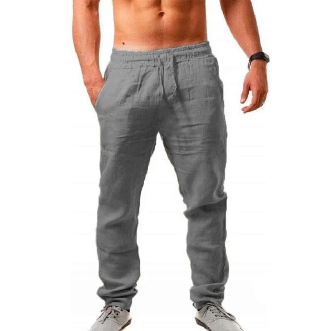 Pantalon en lin confortable, moderne pour l'été
