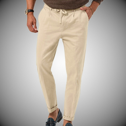 Pantalons en lin confortables pour hommes