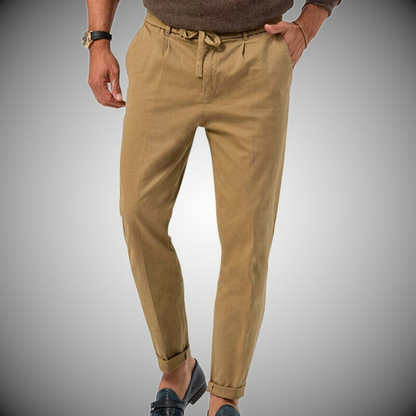 Pantalons en lin confortables pour hommes