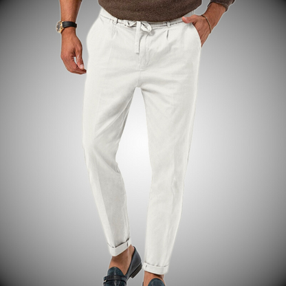 Pantalons en lin confortables pour hommes