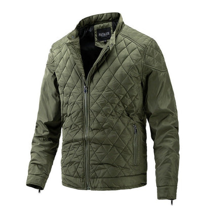 Veste d'automne homme motif losanges moderne élégant