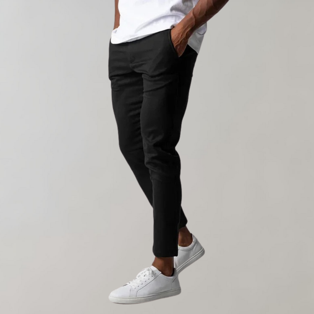 Chinos homme slim fit légers en coton tendance