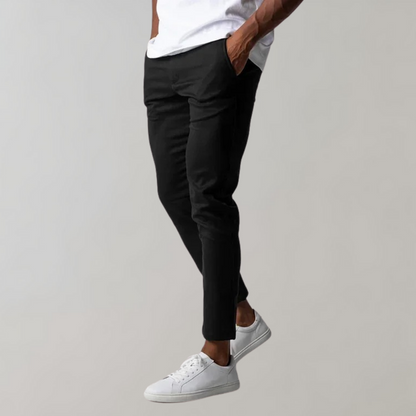 Chinos homme slim fit légers en coton tendance