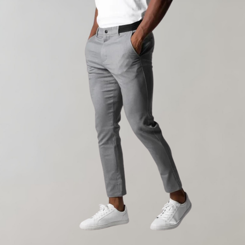Chinos homme slim fit légers en coton tendance