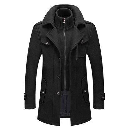 Manteau d'hiver élégant pour homme Design classique