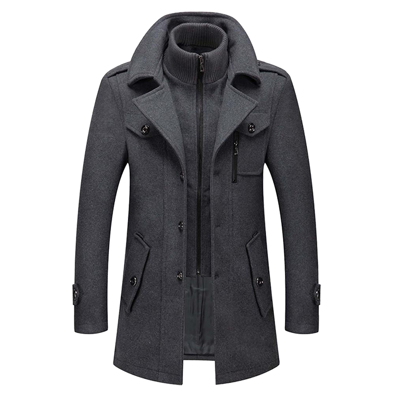 Manteau d'hiver élégant pour homme Design classique