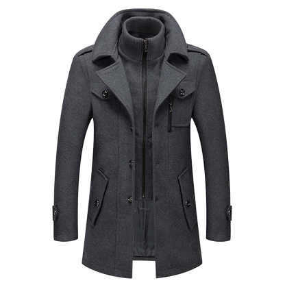 Manteau d'hiver élégant pour homme Design classique