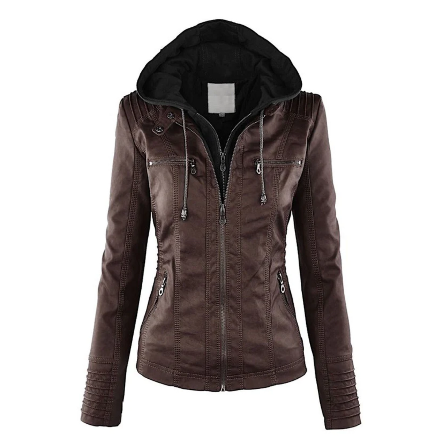 Veste féminine pratique avec capuche