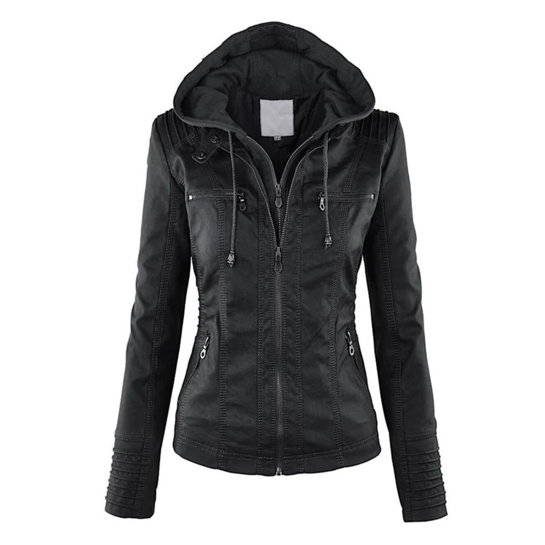 Veste féminine pratique avec capuche