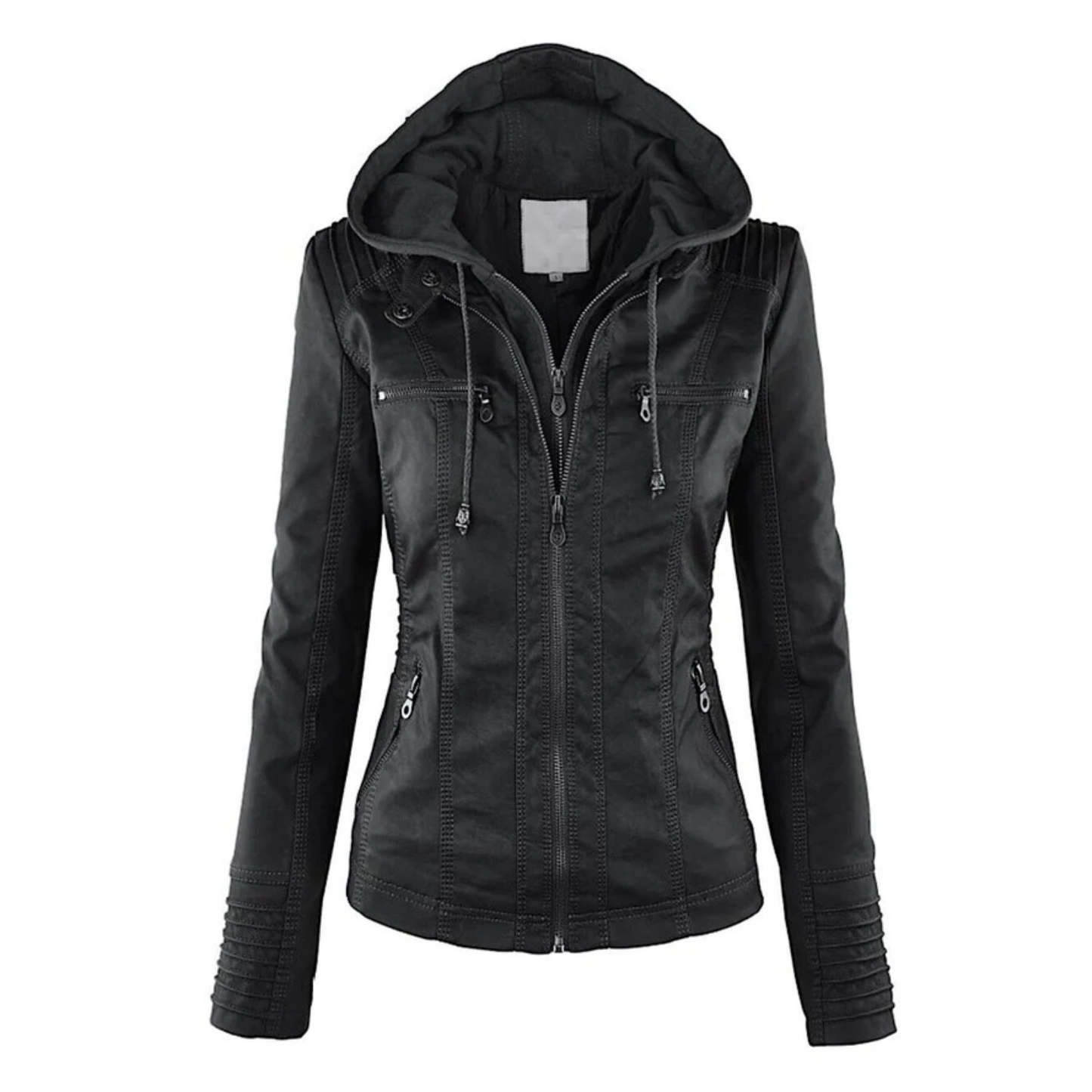 Veste féminine pratique avec capuche