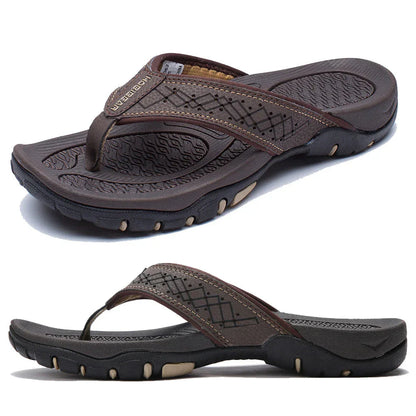 Chaussons confort pour hommes, chaussures à semelle orthopédique