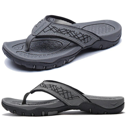 Chaussons confort pour hommes, chaussures à semelle orthopédique