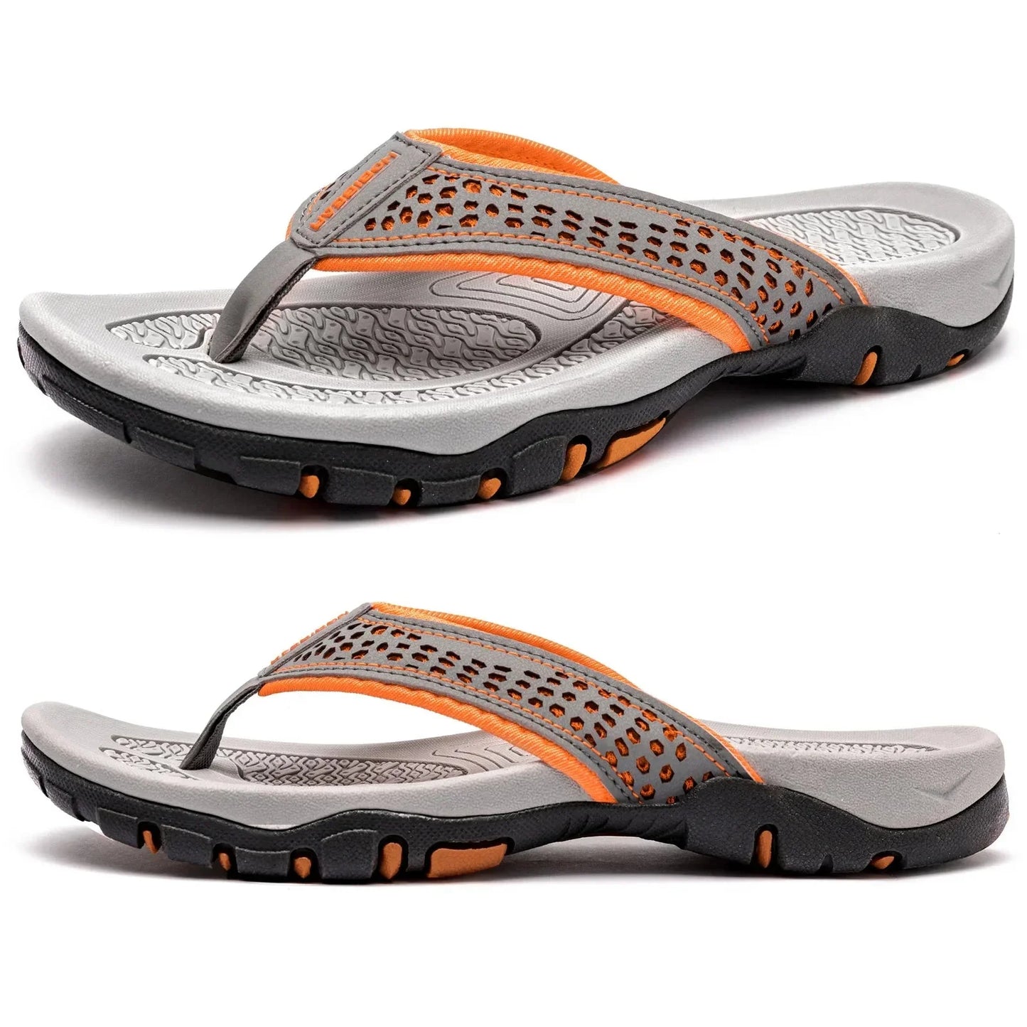 Chaussons confort pour hommes, chaussures à semelle orthopédique