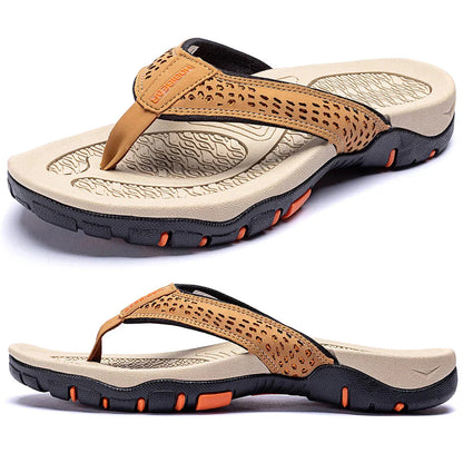 Chaussons confort pour hommes, chaussures à semelle orthopédique