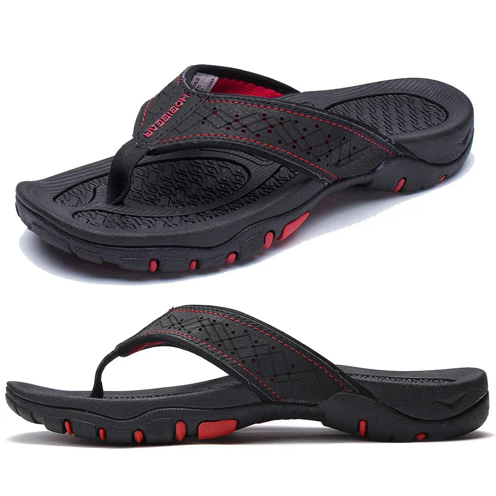 Chaussons confort pour hommes, chaussures à semelle orthopédique