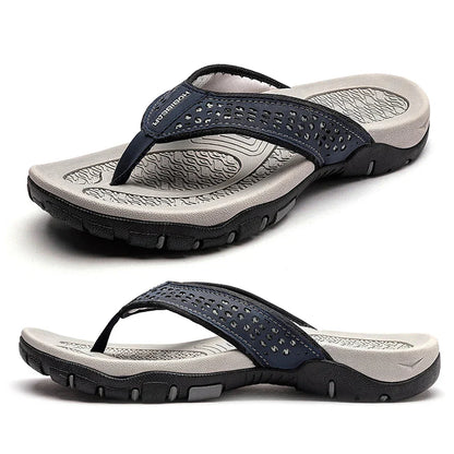 Chaussons confort pour hommes, chaussures à semelle orthopédique