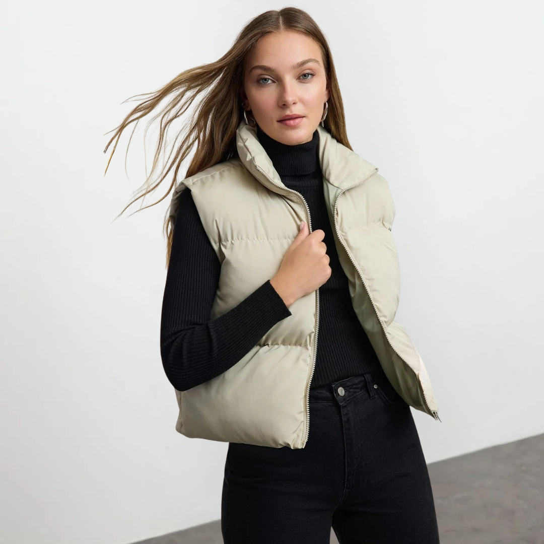 Gilet léger matelassé pour femme