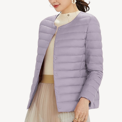 Veste d'hiver femme ajustée boutonnée
