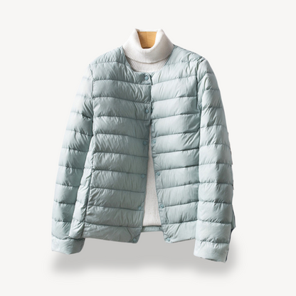 Veste d'hiver femme ajustée boutonnée
