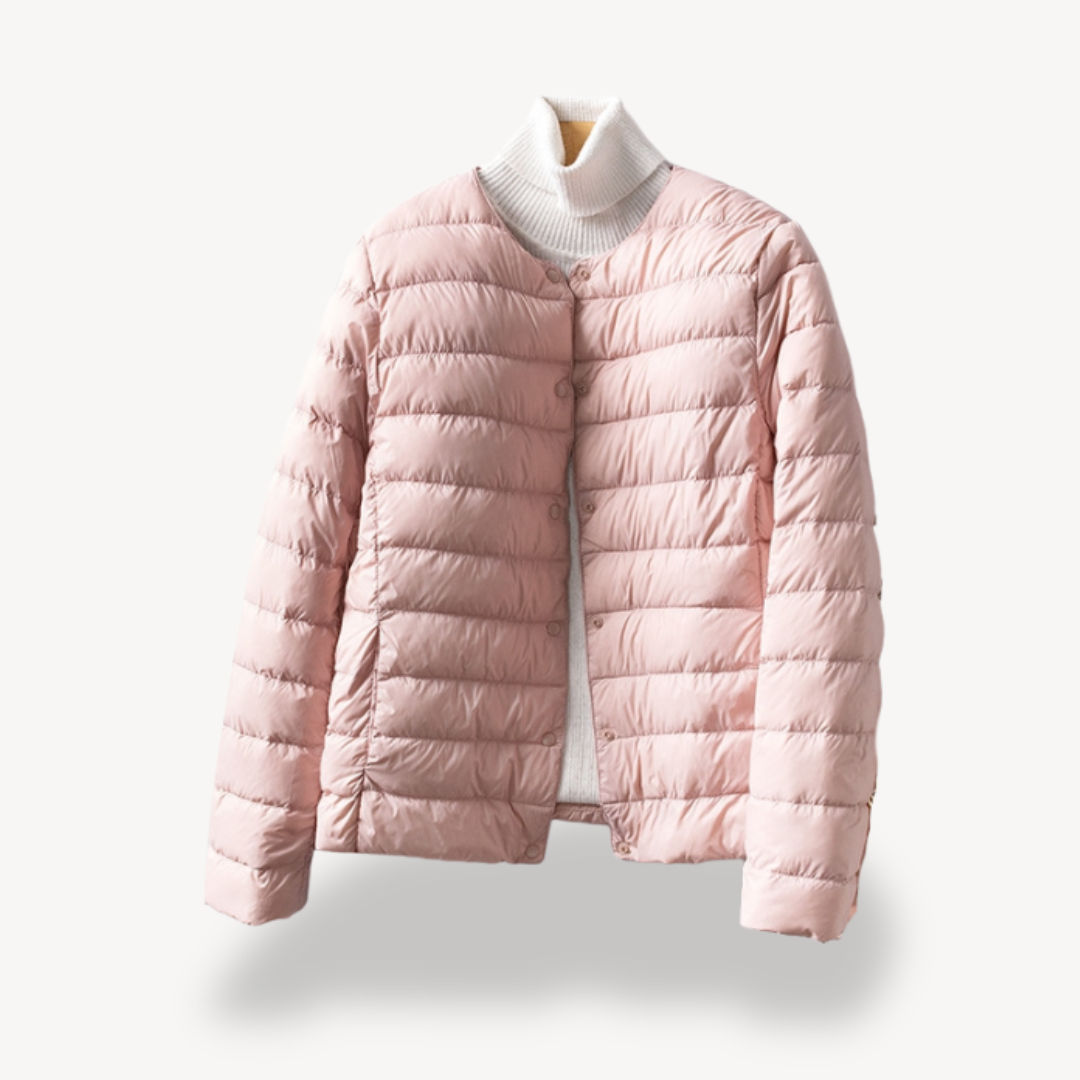 Veste d'hiver femme ajustée boutonnée