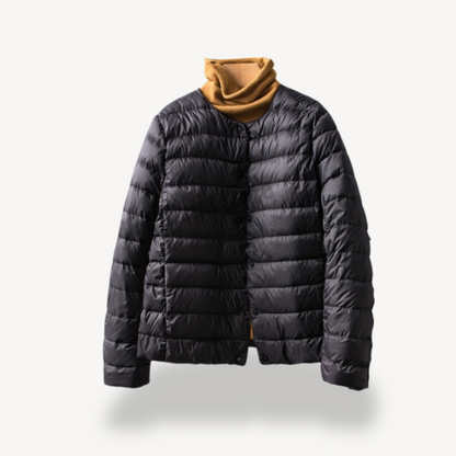 Veste d'hiver femme ajustée boutonnée